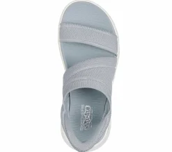 Hands Free Slip-Ins|Sandals<SKECHERS Slip-ins: GO WALK Flex Sandal - Enticing GRAY