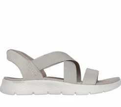 Hands Free Slip-Ins|Sandals<SKECHERS Slip-ins: GO WALK Flex Sandal - Glimmer TAUPE