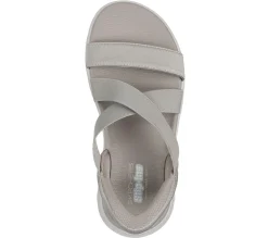 Hands Free Slip-Ins|Sandals<SKECHERS Slip-ins: GO WALK Flex Sandal - Glimmer TAUPE