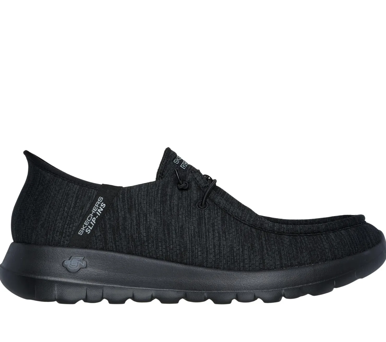 Hands Free Slip-Ins|Boat Shoes<SKECHERS Slip-ins: GO WALK Max - Free Hands BLACK