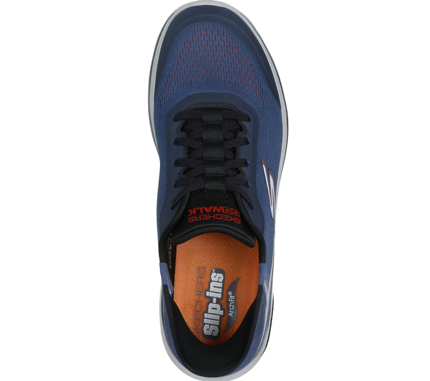 Hands Free Slip-Ins|Casual Sneakers<SKECHERS Slip-ins: GO WALK Arch Fit 2.0 - Simplicity 2.5 NAVY / ORANGE