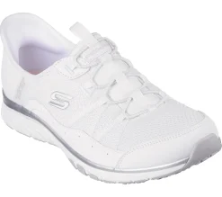 Hands Free Slip-Ins|Casual Sneakers<SKECHERS Slip-ins: Gratis Sport - Leisurely WHITE / SILVER