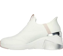 Wedges|Hands Free Slip-Ins<SKECHERS Slip-ins Mark Nason: A Wedge - Crecent WHITE / PINK