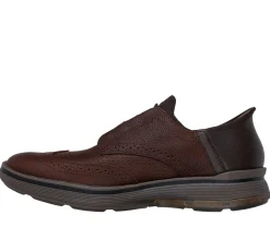 Dress Shoes|Hands Free Slip-Ins<SKECHERS Slip-ins Mark Nason: Casual Glide Cell RED / BROWN