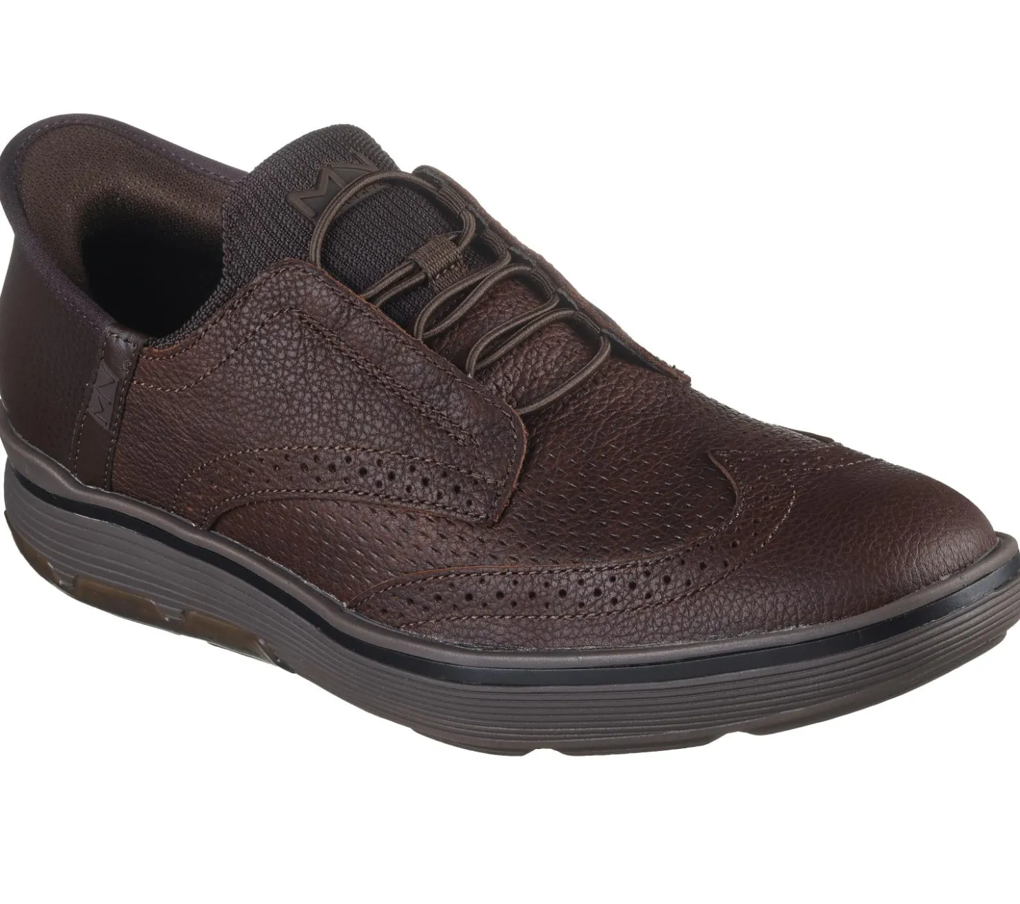 Dress Shoes|Hands Free Slip-Ins<SKECHERS Slip-ins Mark Nason: Casual Glide Cell RED / BROWN