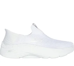 Hands Free Slip-Ins|Athletic Sneakers<SKECHERS Slip-ins: Max Cushioning Arch Fit WHITE / SILVER