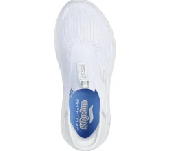 Hands Free Slip-Ins|Athletic Sneakers<SKECHERS Slip-ins: Max Cushioning Arch Fit WHITE / SILVER