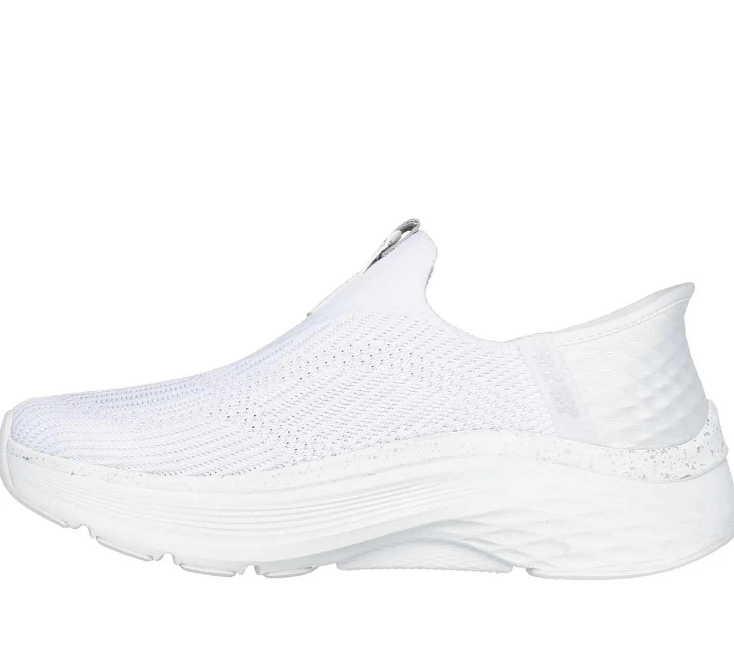 Hands Free Slip-Ins|Athletic Sneakers<SKECHERS Slip-ins: Max Cushioning Arch Fit WHITE / SILVER