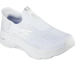 Hands Free Slip-Ins|Athletic Sneakers<SKECHERS Slip-ins: Max Cushioning Arch Fit WHITE / SILVER