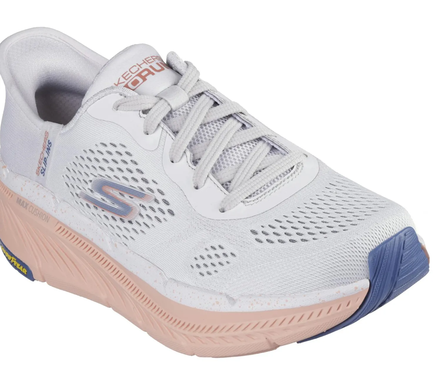 Hands Free Slip-Ins|Athletic Sneakers<SKECHERS Slip-ins: Max Cushioning Premier 2.0 - Alora LIGHT GRAY / ORANGE
