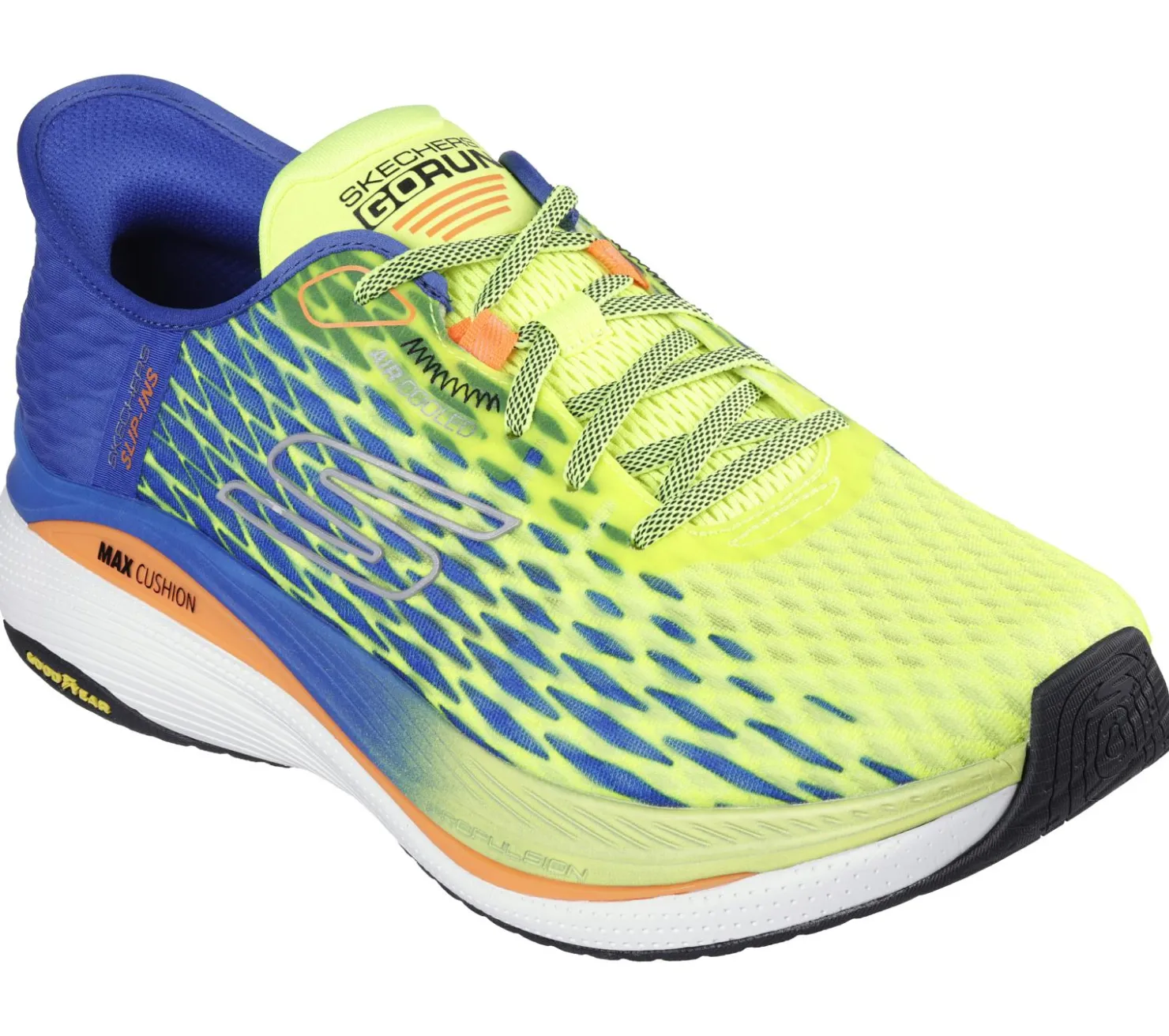 Hands Free Slip-Ins|Athletic Sneakers<SKECHERS Slip-ins: Max Cushioning Propulsion - Vitality YELLOW / BLUE