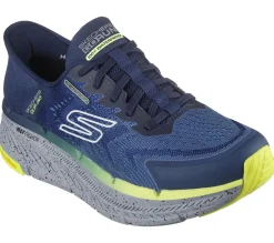 Hands Free Slip-Ins|Athletic Sneakers<SKECHERS Slip-ins: Max Cushioning Premier 2.0 - Stanch NAVY / YELLOW