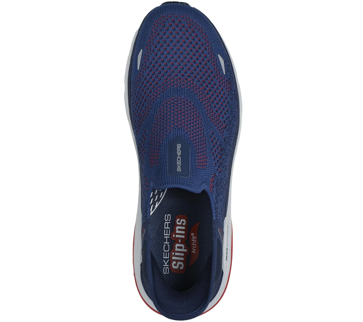 Hands Free Slip-Ins|Athletic Sneakers<SKECHERS Slip-ins: Max Cushioning Arch Fit 2.0 NAVY / RED