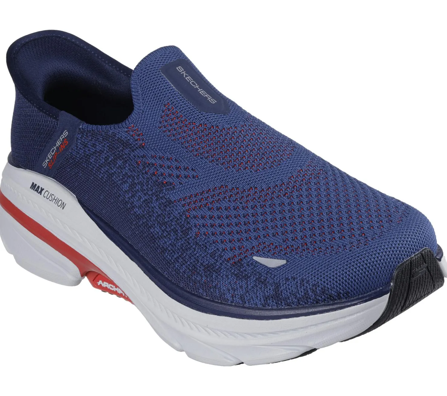 Hands Free Slip-Ins|Athletic Sneakers<SKECHERS Slip-ins: Max Cushioning Arch Fit 2.0 NAVY / RED