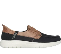 Boat Shoes|Hands Free Slip-Ins<SKECHERS Slip-ins: On-the-GO Flex - Palmilla BLACK / WHITE