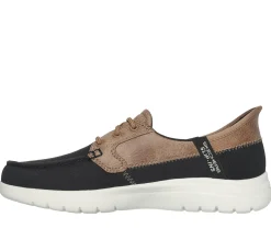 Boat Shoes|Hands Free Slip-Ins<SKECHERS Slip-ins: On-the-GO Flex - Palmilla BLACK / WHITE