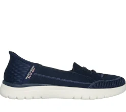 Hands Free Slip-Ins|Flats<SKECHERS Slip-ins: On-the-GO Flex - Top Notch NAVY