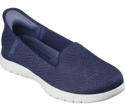 Hands Free Slip-Ins|Flats<SKECHERS Slip-ins: On-the-GO Flex - Clover NAVY / WHITE