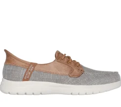 Boat Shoes|Hands Free Slip-Ins<SKECHERS Slip-ins: On-the-GO Flex - Coastal Sky TAUPE