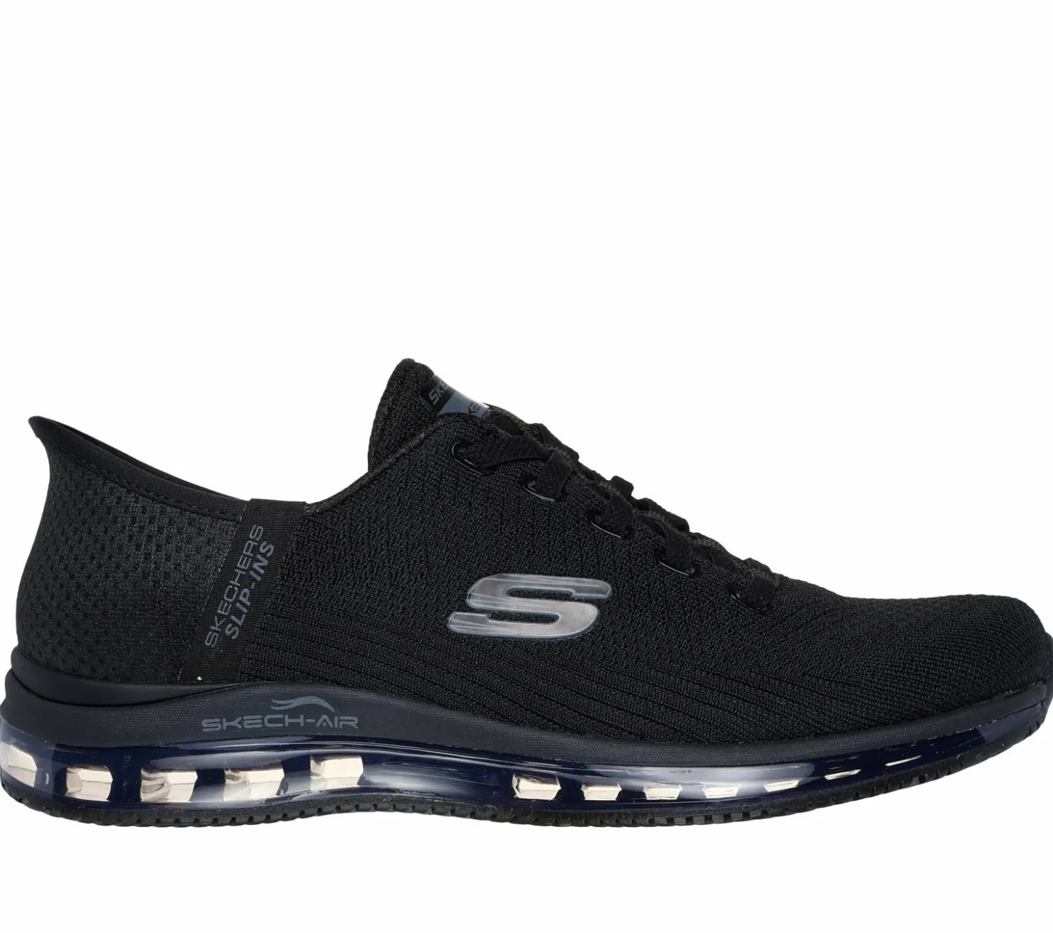 Work & Safety|Hands Free Slip-Ins<SKECHERS Slip-ins Relaxed Fit Work: Skech-Air Slip-Resistant - Lorvol BLACK