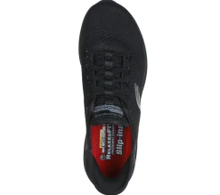 Work & Safety|Hands Free Slip-Ins<SKECHERS Slip-ins Relaxed Fit Work: Skech-Air Slip-Resistant - Lorvol BLACK
