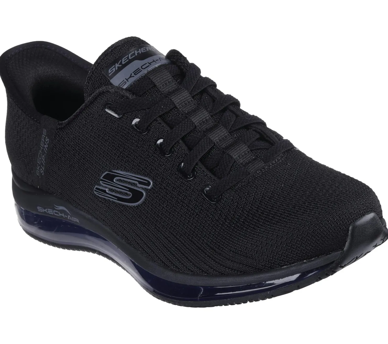Work & Safety|Hands Free Slip-Ins<SKECHERS Slip-ins Relaxed Fit Work: Skech-Air Slip-Resistant - Lorvol BLACK