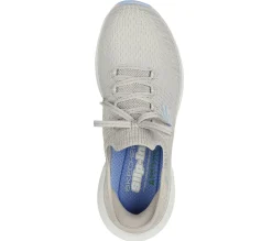 Hands Free Slip-Ins|Athletic Sneakers<SKECHERS Slip-ins Relaxed Fit: Edgeride NATURAL / LIGHT BLUE