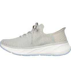 Hands Free Slip-Ins|Athletic Sneakers<SKECHERS Slip-ins Relaxed Fit: Edgeride NATURAL / LIGHT BLUE