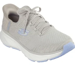 Hands Free Slip-Ins|Athletic Sneakers<SKECHERS Slip-ins Relaxed Fit: Edgeride NATURAL / LIGHT BLUE