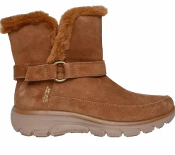 Hands Free Slip-Ins|Boots<SKECHERS Slip-ins Relaxed Fit: Easy Going - Dreamers Luxe Vibes CHESTNUT