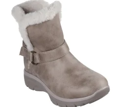 Hands Free Slip-Ins|Boots<SKECHERS Slip-ins Relaxed Fit: Easy Going - Dreamers Move DARK TAUPE