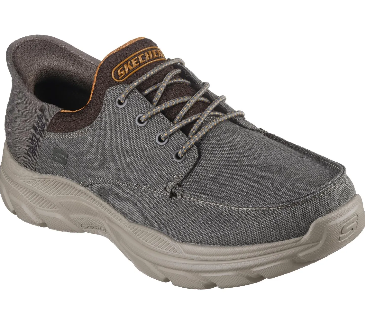 Canvas Shoes|Hands Free Slip-Ins<SKECHERS Slip-ins Relaxed Fit: Revolted - Santino BROWN