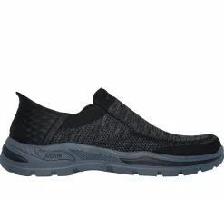 Slip-Ons|Casual Sneakers<SKECHERS Slip-ins Relaxed Fit: Arch Fit Motley - Atlee BLACK