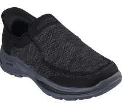 Slip-Ons|Casual Sneakers<SKECHERS Slip-ins Relaxed Fit: Arch Fit Motley - Atlee BLACK