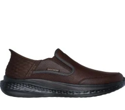 Dress Shoes|Hands Free Slip-Ins<SKECHERS Slip-ins Relaxed Fit: Slade - Cooper RED / BROWN