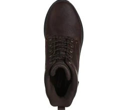 Hands Free Slip-Ins|Boots<SKECHERS Slip-ins Relaxed Fit: Pollard - Waylon RED / BROWN