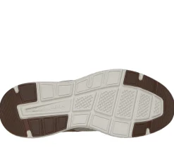 Hands Free Slip-Ins|Casual Sneakers<SKECHERS Slip-ins Relaxed Fit: Arch Crosser - Emeric TAUPE / BROWN