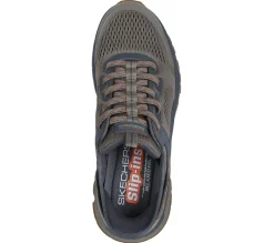 Hands Free Slip-Ins|Athletic Sneakers<SKECHERS Slip-ins Relaxed Fit: D'Lux Journey - Switch Stitch TAN / CHARCOAL