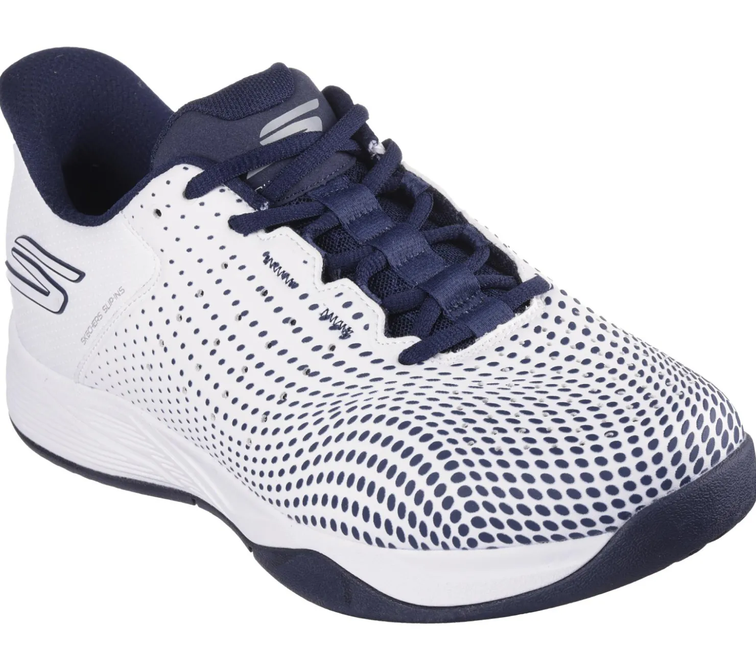 Hands Free Slip-Ins|Athletic Sneakers<SKECHERS Slip-ins Relaxed Fit: Viper Court Reload WHITE / NAVY