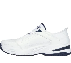 Hands Free Slip-Ins|Athletic Sneakers<SKECHERS Slip-ins RF: Durham - Delvor WHITE / NAVY