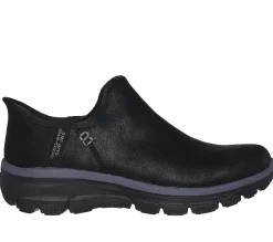 Hands Free Slip-Ins|Boots<SKECHERS Slip-ins RF: Easy Going - Modern Hour BLACK