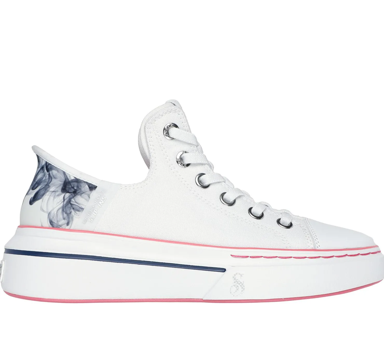 Canvas Shoes|Casual Sneakers<SKECHERS Slip-ins: Snoop One - Boss Life Canvas WHITE / BLACK
