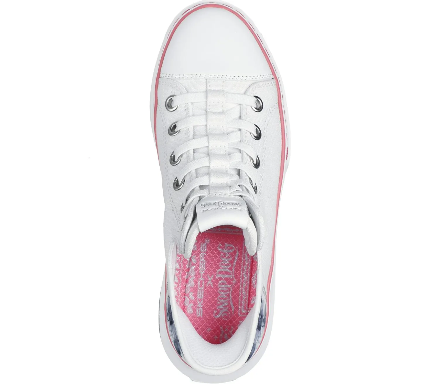 Canvas Shoes|Casual Sneakers<SKECHERS Slip-ins: Snoop One - Boss Life Canvas WHITE / BLACK