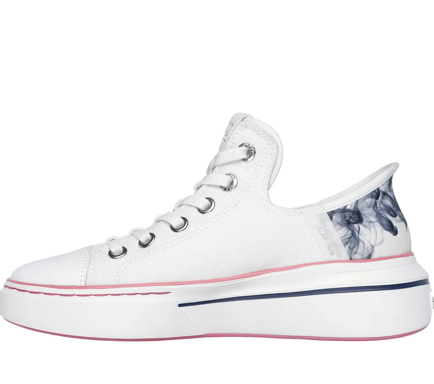 Canvas Shoes|Casual Sneakers<SKECHERS Slip-ins: Snoop One - Boss Life Canvas WHITE / BLACK