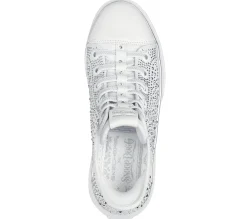 Hands Free Slip-Ins|Casual Sneakers<SKECHERS Slip-ins: Snoop One - Rhine-Stoned WHITE