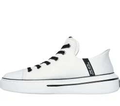 Canvas Shoes|Hands Free Slip-Ins<SKECHERS Slip-ins: Snoop One - Boss Life Canvas WHITE / BLACK