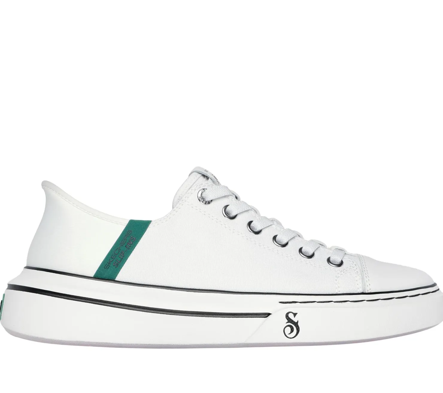 Hands Free Slip-Ins|Casual Sneakers<SKECHERS Slip-ins: Snoop One - Low Dogg Canvas WHITE