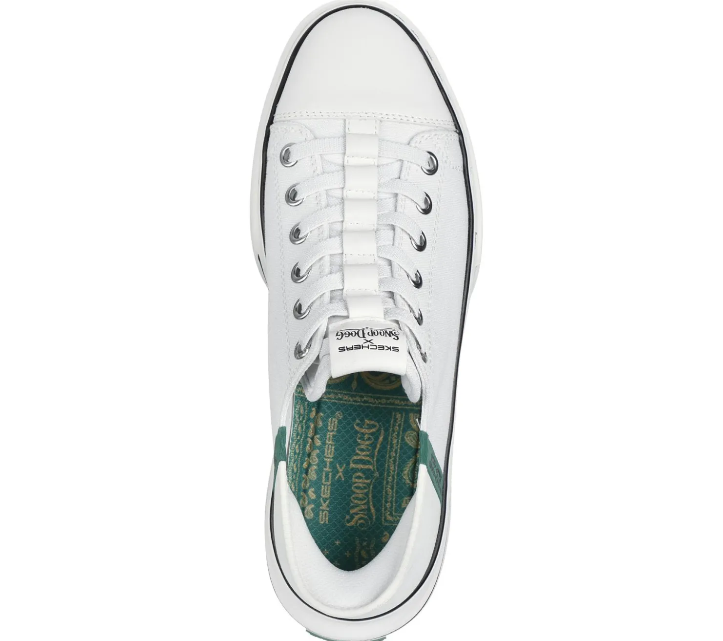 Hands Free Slip-Ins|Casual Sneakers<SKECHERS Slip-ins: Snoop One - Low Dogg Canvas WHITE