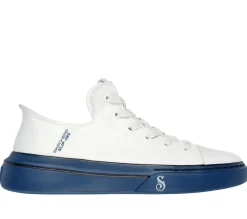 Hands Free Slip-Ins|Casual Sneakers<SKECHERS Slip-ins: Snoop One - OG Tela WHITE / NAVY