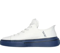 Hands Free Slip-Ins|Casual Sneakers<SKECHERS Slip-ins: Snoop One - OG Tela WHITE / NAVY